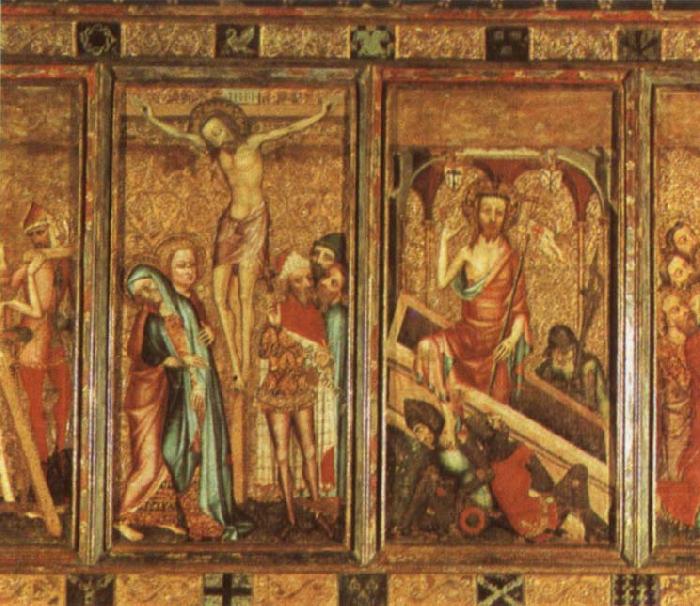 The Medieval retable, unknow artist